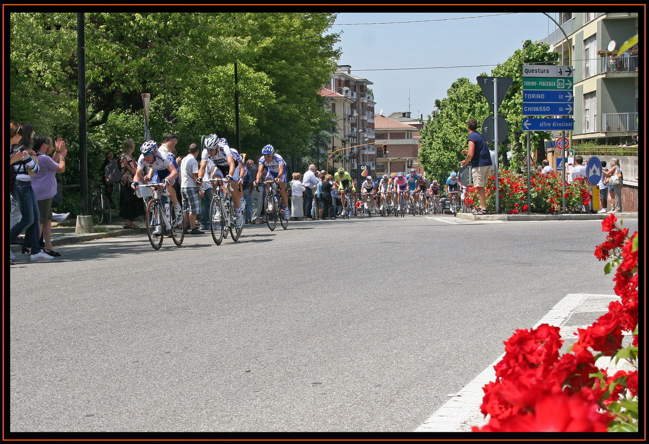 Asti, passaggio del 100° giro d'Italia. 11° tappa: Torino-Arenzano, 206 km